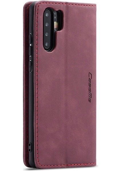 Huawei P30 Pro Vintage Pu Deri Cüzdan Manyetik Kapatma Için Flip Case (Yurt Dışından)