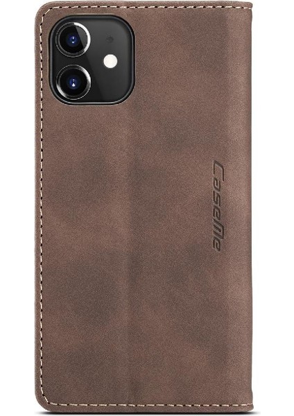 Iphone 13 Mini Kılıf Için Flip Case Kart Yuvası Kickstand Vintage Pu Deri (Yurt Dışından)