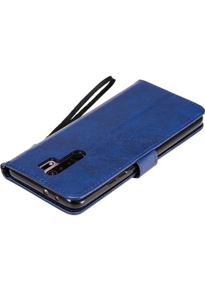 Xiaomi Redmi 9 Için Flip Case Klasik Düz Renk Iş Cüzdan Telefon (Yurt Dışından)