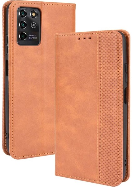 Zte Blade V30 Vita Pu Deri Manyetik Kapatma Cüzdan (Yurt Dışından)