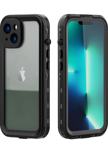Iphone 14 Artı Su Geçirmez Dahili Ekran Koruyucu IP68 Tam (Yurt Dışından)