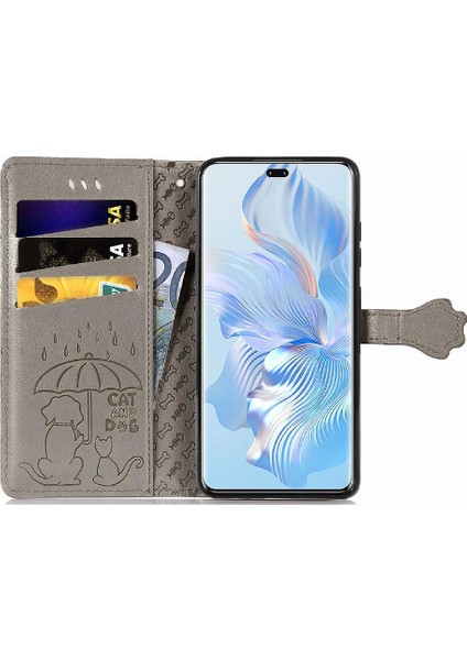 Huawei Onur 80 Pro Karikatür Hayvanlar Için Kılıf Kısa Kayış Kapak Kılıfı (Yurt Dışından)