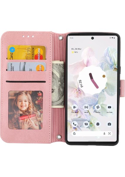 Google Piksel 8A Manyetik Kapatma Kickstand Pu Deri Kılıf Için Flip Case (Yurt Dışından) indirimleri