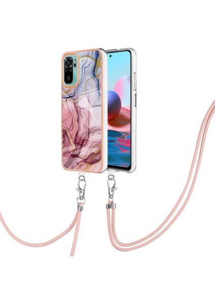 Xiaomi Redmi Için Not 10 4g/not 10S Mermer Kapak Yumuşak Tpu Tampon (Yurt Dışından)