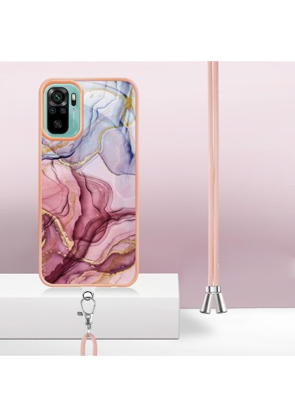 Xiaomi Redmi Için Not 10 4g/not 10S Mermer Kapak Yumuşak Tpu Tampon (Yurt Dışından)