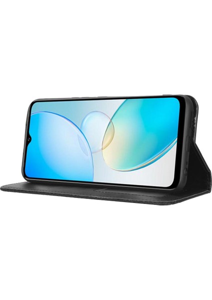 Infinix Sıcak 12 Pro Cüzdan Manyetik Kapatma Pu Deri Kılıf (Yurt Dışından)