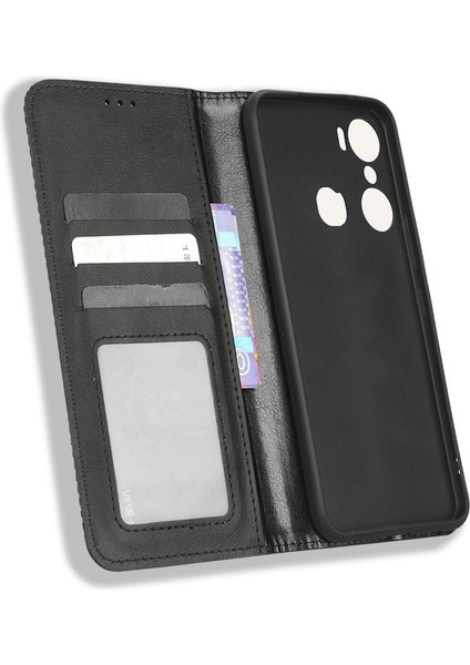 Infinix Sıcak 12 Pro Cüzdan Manyetik Kapatma Pu Deri Kılıf (Yurt Dışından)