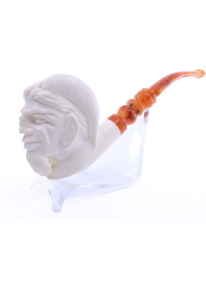 Lületaşı Pipo Doğal Lületaşı El Yapımı Özel Kutulu - Satyr Işlemeli fiyatları