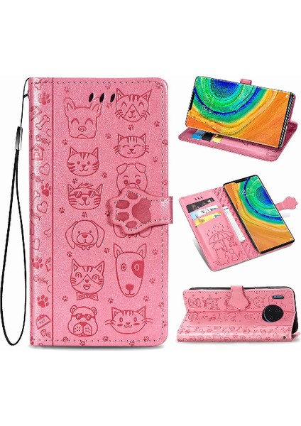 Huawei Mate 30 Için Kılıf Pro Kılıf Karikatür Hayvanlar Darbeye Kısa (Yurt Dışından) modelleri