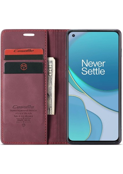 Oneplus 8t Manyetik Kapatma Darbeye Vaka Kart Yuvası Pu Için Flip Case (Yurt Dışından) indirimleri