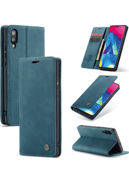 Samsung Galaxy M10 Flip Folio Kitap Manyetik Kapatma Kılıf Pu Için Flip Case (Yurt Dışından)