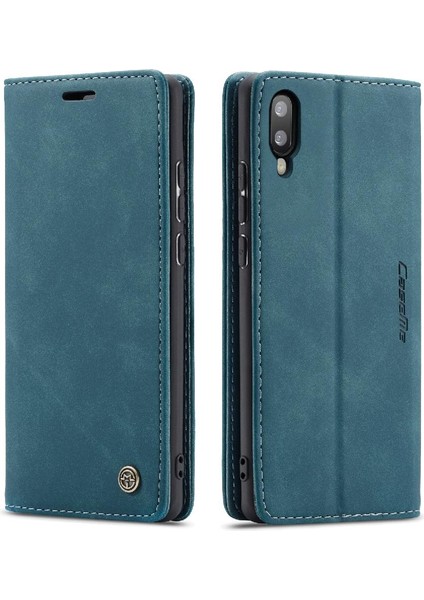 Samsung Galaxy M10 Flip Folio Kitap Manyetik Kapatma Kılıf Pu Için Flip Case (Yurt Dışından)