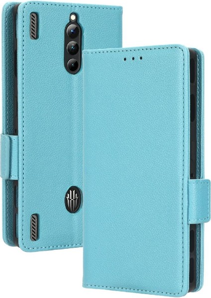 Zte Nubia Kırmızı Sihirli 8 Pro Için Kılıf Yan Toka Cüzdan Manyetik Pu Deri (Yurt Dışından)