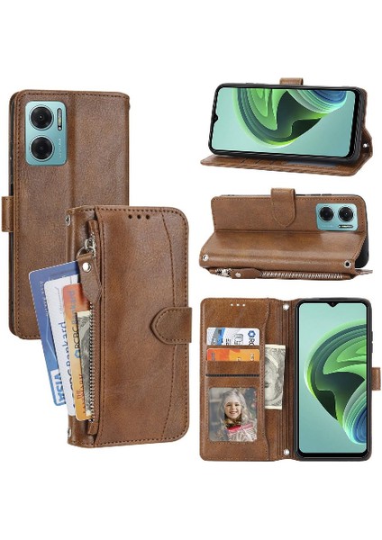 Xiaomi Redmi Not 11R Kart Tutucu Için Flip Case Kickstand Kayış Manyetik (Yurt Dışından)