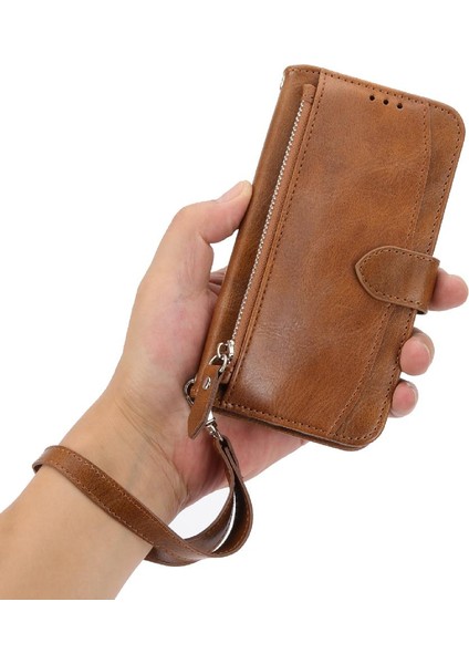 Xiaomi Redmi Not 11R Kart Tutucu Için Flip Case Kickstand Kayış Manyetik (Yurt Dışından)