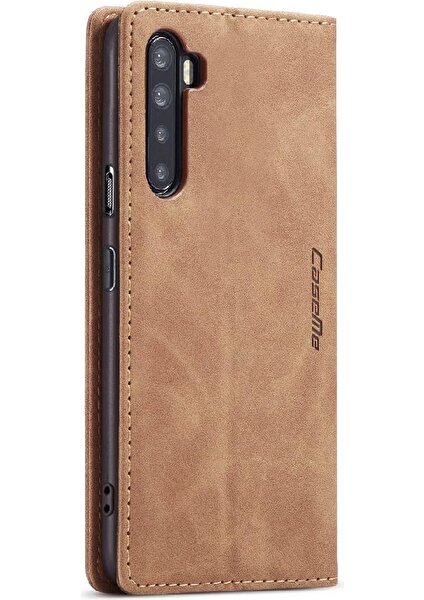 Mellow Mall Oneplus Nord Vintage Pu Deri Cüzdan Manyetik Kapatma Flip Case (Yurt Dışından)