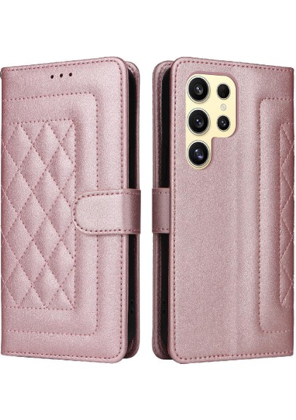 Samsung Galaxy S24 Için Flip Case Ultra Cüzdan Basit Iş Darbeye (Yurt Dışından)