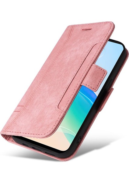 Vivo Y76 5g Için Kılıf Cüzdan Kapak Çevirin Tpu Deri Manyetik Kart Yuvaları (Yurt Dışından) indirimleri