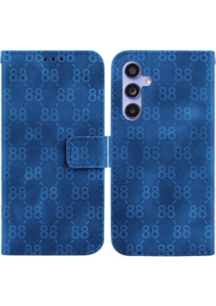 Samsung Galaxy S23 Fe 5g Için Telefon Kılıfı Kart Tutucu Çift 8 Kabartmalı Pu (Yurt Dışından)
