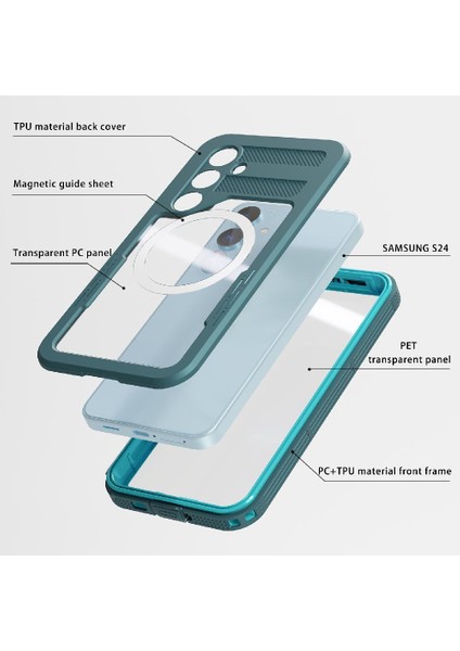 Samsung Galaxy S24 IP68 Su Geçirmez Tam 12FT Askeri Darbeye Dayanıklı (Yurt Dışından) fiyatları