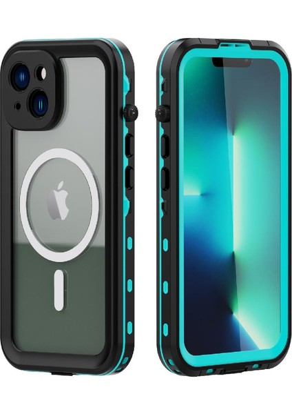 Iphone 14 Için Kılıf Artı Ekran Koruyucu Su Geçirmez IP68 Tam Inşa (Yurt Dışından)