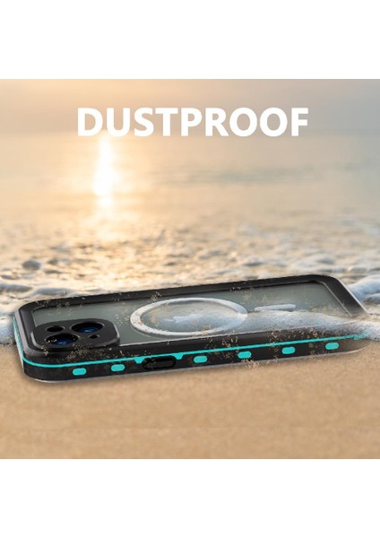 Iphone 14 Için Kılıf Artı Ekran Koruyucu Su Geçirmez IP68 Tam Inşa (Yurt Dışından)