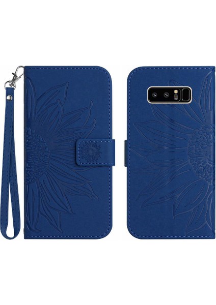 Samsung Galaxy Not 8 Için Kılıf Lüks Pu Deri Çevir Cüzdan Telefon Kılıfı (Yurt Dışından)