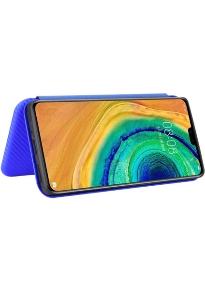 Mellow Mall Kart Tutucu Kickstand Tam Koruma Fiber ile Huawei Mate 30 Için Kılıf (Yurt Dışından)