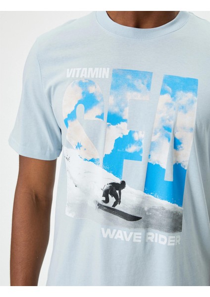 4SAM10915HK 624 Mavı Erkek Jersey Kısa Kollu T-Shırt modelleri