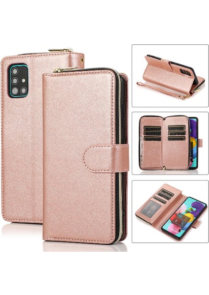 Samsung Galaxy A51 5g Flip Kapak Fermuar Cep Cüzdan Kılıf 9 (Yurt Dışından)