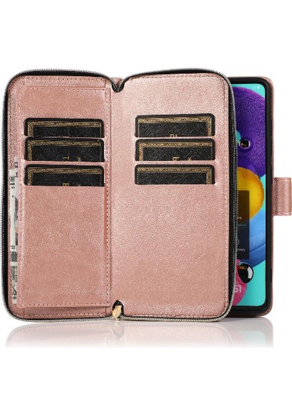 Samsung Galaxy A51 5g Flip Kapak Fermuar Cep Cüzdan Kılıf 9 (Yurt Dışından) modelleri