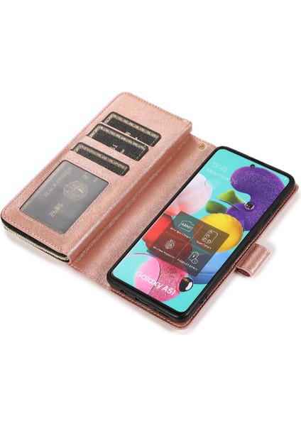 Samsung Galaxy A51 5g Flip Kapak Fermuar Cep Cüzdan Kılıf 9 (Yurt Dışından) fırsatları