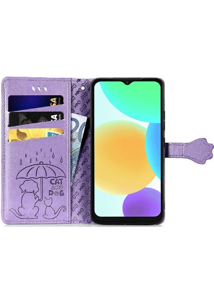Infinix Akıllı 6 Kılıf Için Kılıf Kısa Kayış Karikatür Hayvanlar Flip (Yurt Dışından)