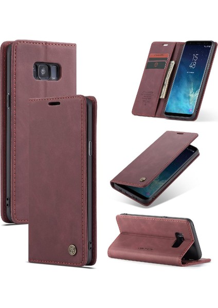 Samsung Galaxy S8 Artı Manyetik Kapatma Darbeye Flip Kitap Için Flip Case (Yurt Dışından)