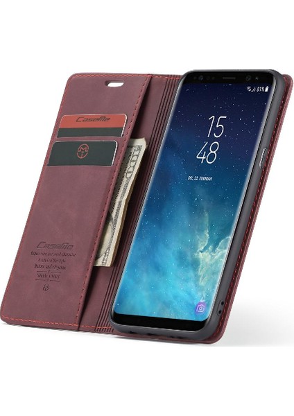 Samsung Galaxy S8 Artı Manyetik Kapatma Darbeye Flip Kitap Için Flip Case (Yurt Dışından)
