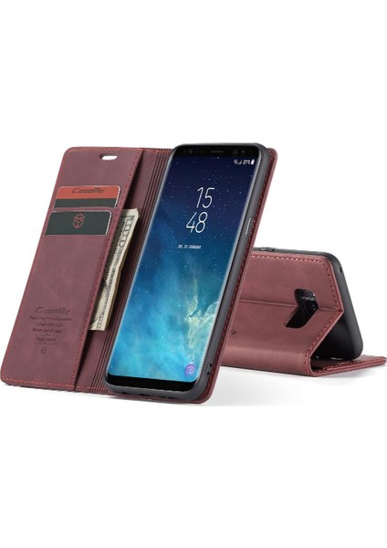 Samsung Galaxy S8 Artı Manyetik Kapatma Darbeye Flip Kitap Için Flip Case (Yurt Dışından)