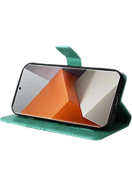 Xiaomi Redmi Not Için Kılıf 13 Pro Artı Kart Yuvası Standı ile Pu Deri (Yurt Dışından)
