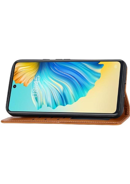 Google Piksel 8A Kabartmalı Kickstand Için Cüzdan Durumda Tüm Yuvarlak Koruma (Yurt Dışından) modelleri