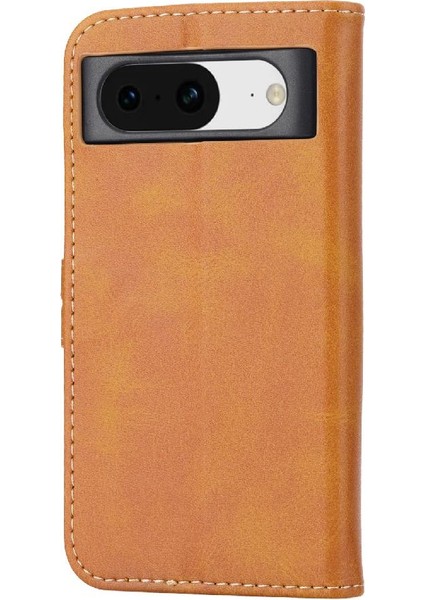 Google Piksel 8A Kabartmalı Kickstand Için Cüzdan Durumda Tüm Yuvarlak Koruma (Yurt Dışından) fırsatları