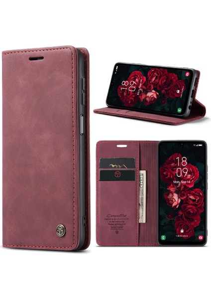 Samsung Galaxy A25 5g Manyetik Kapatma Için Flip Case Darbeye Çevir Folio (Yurt Dışından)
