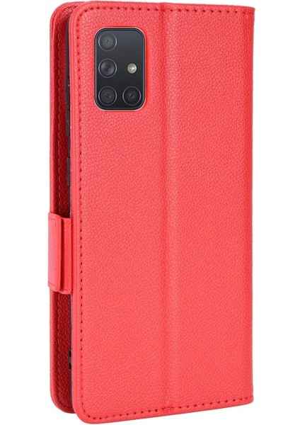 Samsung Galaxy A71 4g Pu Deri Cüzdan Kart Yuvaları Tutucu Yan (Yurt Dışından)