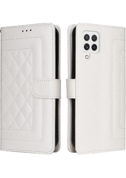 Samsung Galaxy A22 4g Için Flip Case Basit Iş Kapak Deri (Yurt Dışından) modelleri