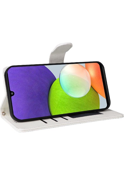Samsung Galaxy A22 4g Için Flip Case Basit Iş Kapak Deri (Yurt Dışından) indirimleri