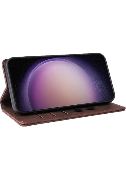 Samsung Galaxy S24 Artı Deri Kılıf Cüzdan Basit Iş Için Flip Case (Yurt Dışından) fırsatları