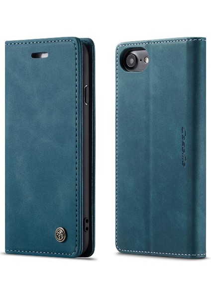 Iphone 6 Için Flip Case/6s Durumda Kart Yuvası Kickstand Vintage Pu Deri Flip Case (Yurt Dışından)