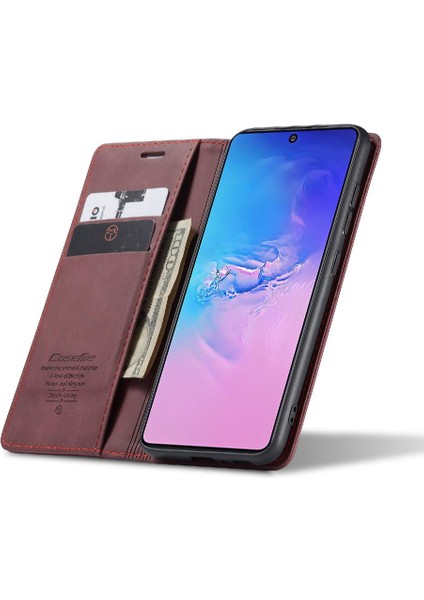 Samsung Galaxy S10 Lite Flip Case Için Folio Kitap Vintage Pu Deri (Yurt Dışından) fırsatları