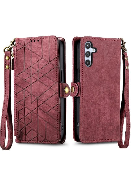 Samsung Galaxy A13 5g Için Flip Case Deri Kılıf Cüzdan Basit Iş (Yurt Dışından) fırsatları