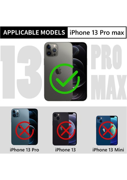 Mellow Mall Iphone 13 Için Kılıf Pro Max IP68 Su Geçirmez Tam 12FT Askeri Darbeye (Yurt Dışından)