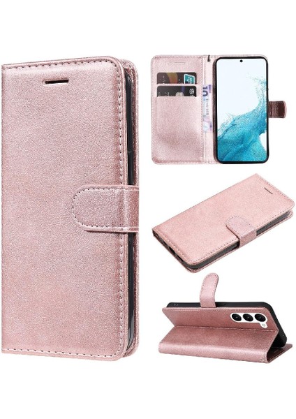 Samsung Galaxy S23 Artı Yüksek Kaliteli Deri Iş Cüzdan Için Flip Case (Yurt Dışından)