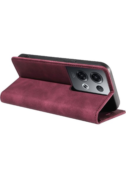 Oppo Oppo 8 Pro 5g Için Kılıf Folio Cüzdan Pu Deri Manyetik Koruyucu (Yurt Dışından)